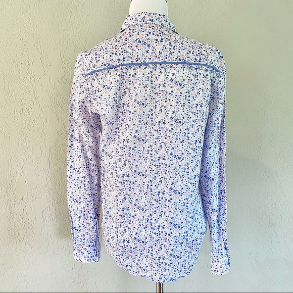 EUC Victoria's Secret Ditsy Floral Poplin Shirt XS - Picture 5 of 15
